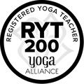 Yoga Alliance RYT 200-AROUND-BLACK